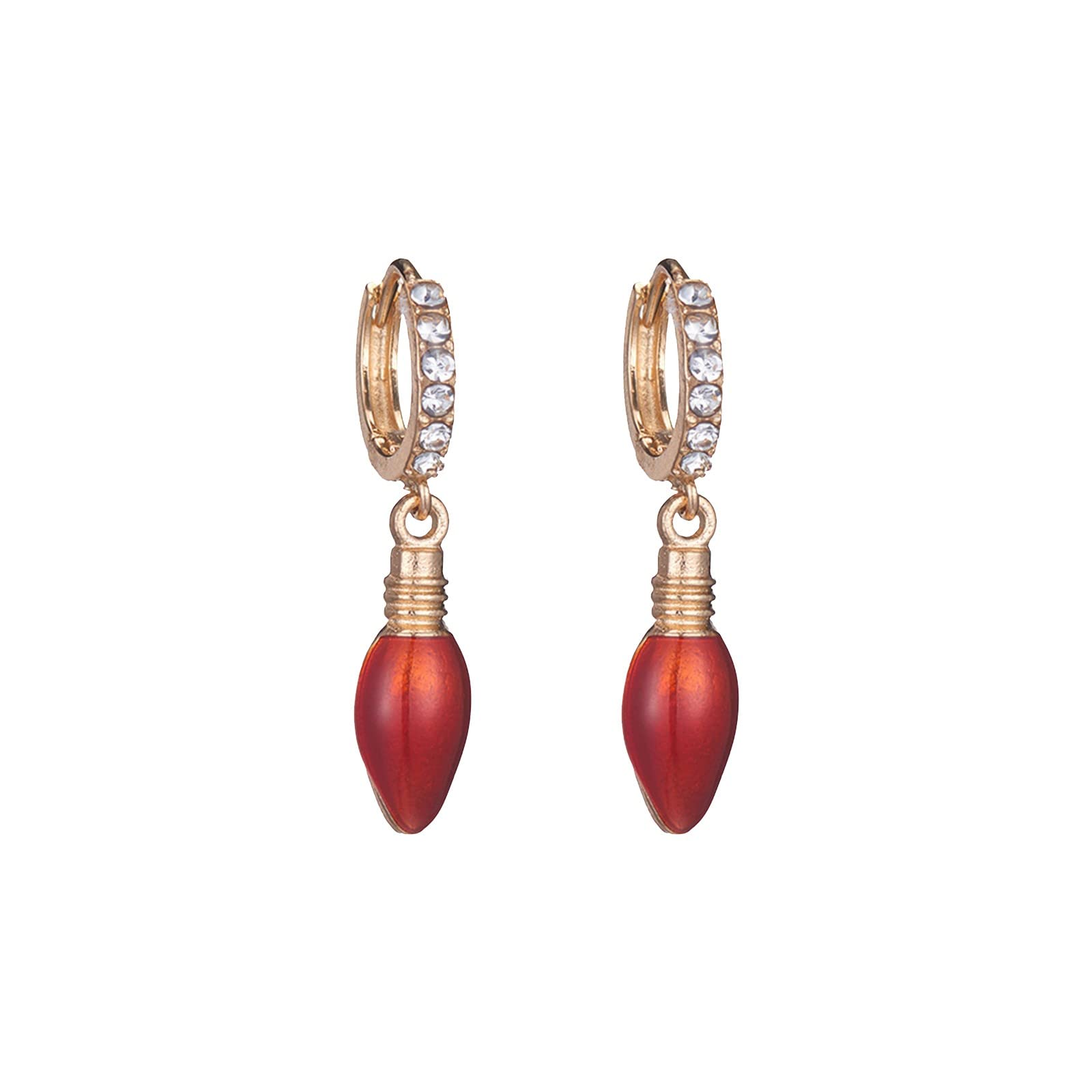 Vintage Christmas Retro Ornament Earrings - European Style Holiday Dangle Earrings for Women - Perfect for Christmas Parties, Gift Giving & Festive Celebrations