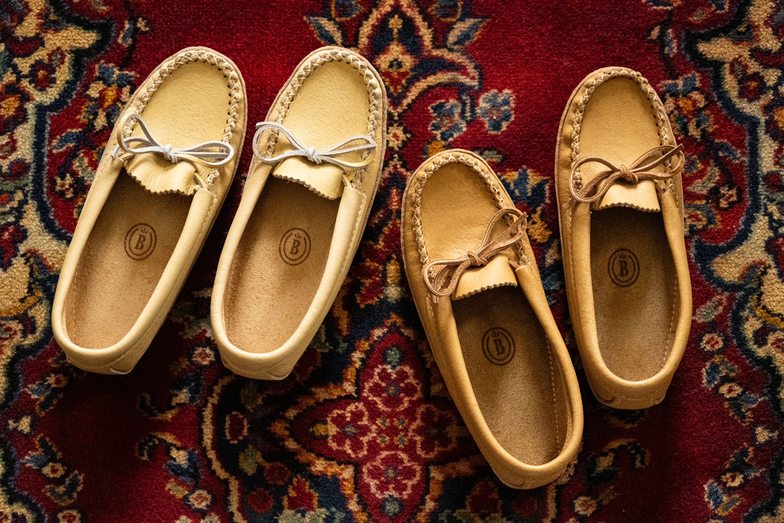 Women's Soft Sole Moose Hide Leather Moccasin Slippers - Cozy Indoor/Outdoor House Shoes for Comfort & Style - Perfect for Home, Lounge & Casual Wear
