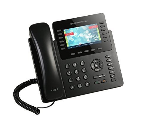 Grandstream GS-GXP2170 VoIP Business Phone with HD Audio, 4 SIP Lines, PoE Support - Certified Refurbished for Home Office & Small Business Communication