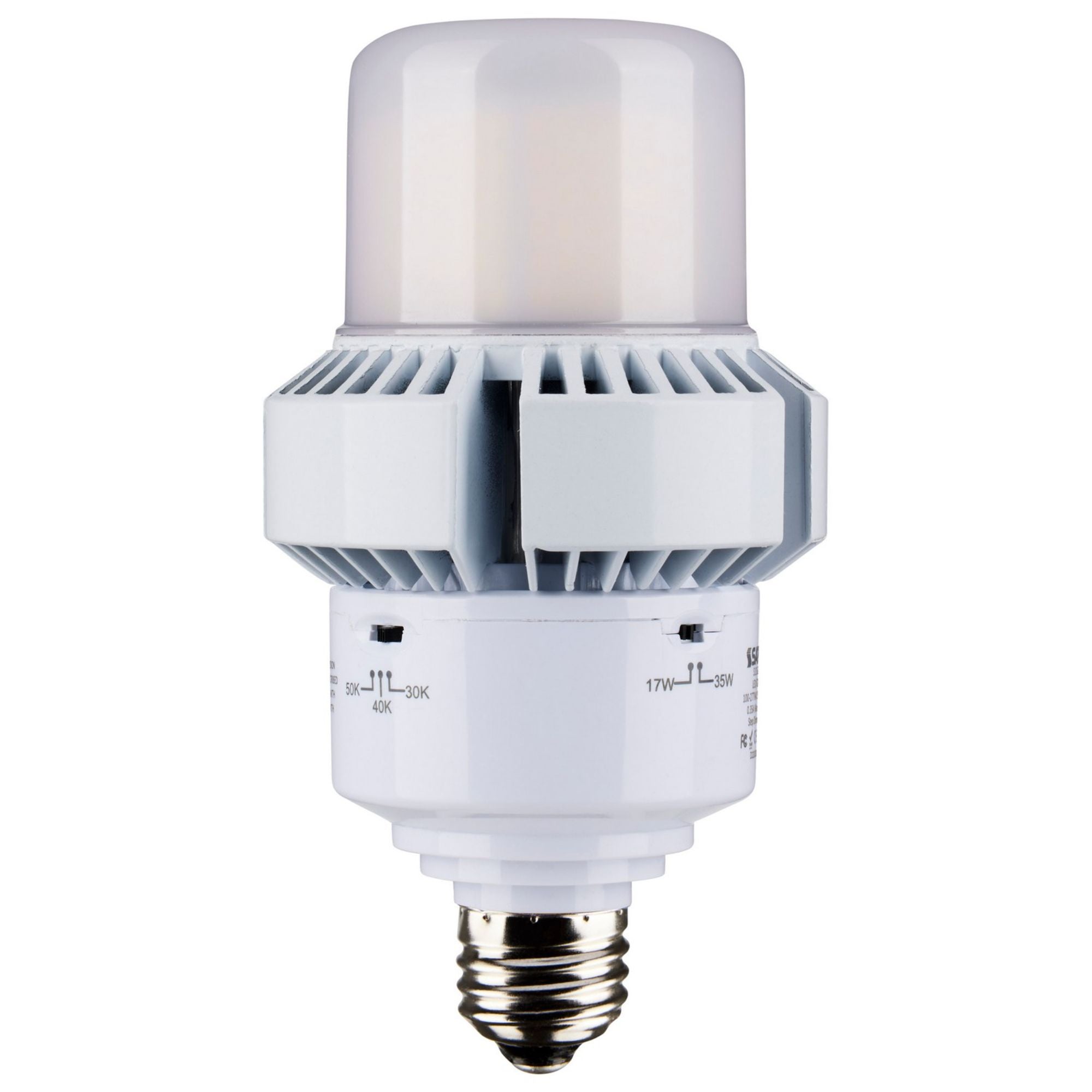 A Plus 28 LED HID Retrofit Bulb - 17W/35W, 4550 Lumens, Selectable CCT (3000K-6500K), E26 Base, 120-277V - Energy Saving Replacement for HID Lamps - Perfect for Warehouses, Garages, and Outdoor Lighting