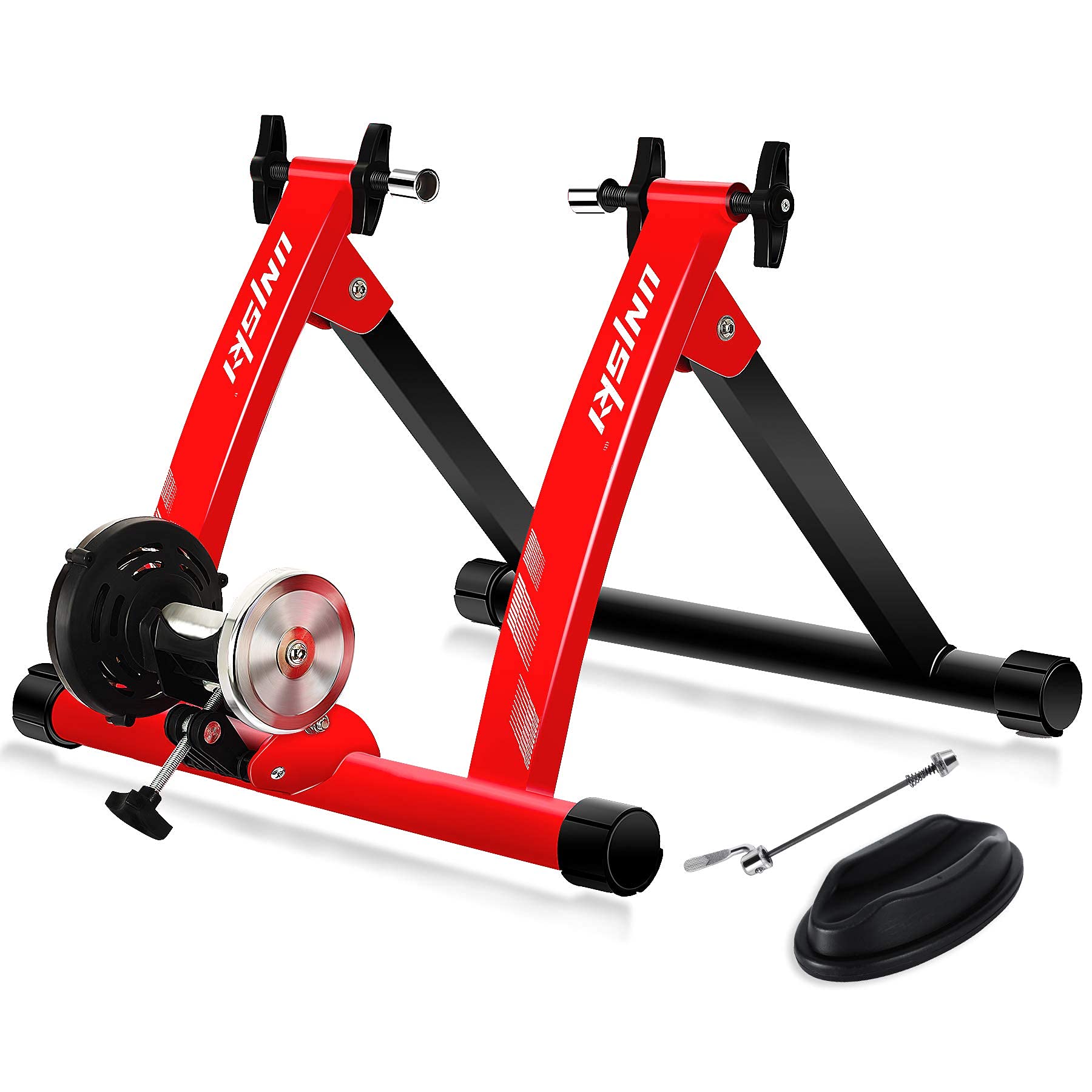 Unisky Indoor Bike Trainer Stand - Magnetic Resistance, Noise Reduction, Fits 26-28 Inch & 700C Wheels - Perfect for Home Workouts, Cycling Training & Indoor Exercise