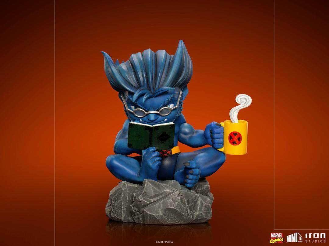 Iron Studios X-Men Beast MiniCo Collectible Figure - Perfect for Marvel Fans, Display & Comic Book Collections