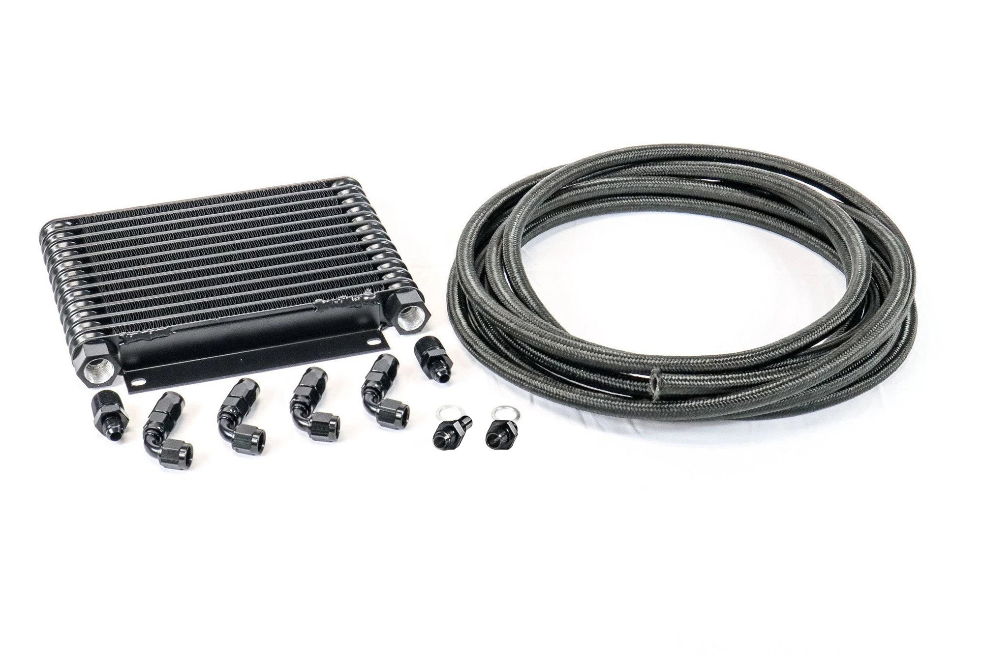 Derale 4L80E Transmission Cooler Kit with Fragola Lines & Fittings - Heavy-Duty Cooling for Trucks, RVs & Performance Vehicles