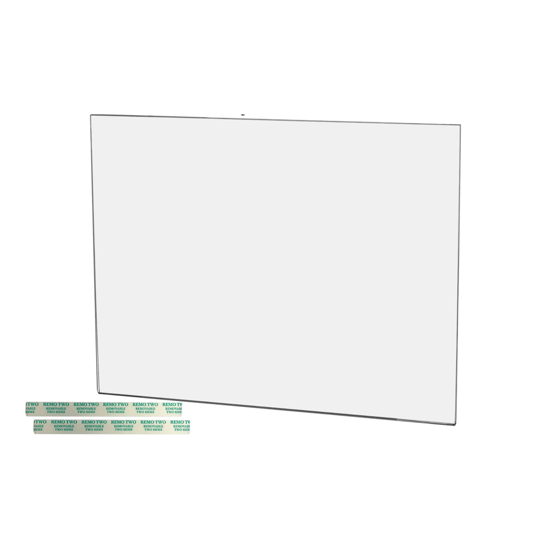 40 Pack Clear Acrylic Wall Sign Holders 11