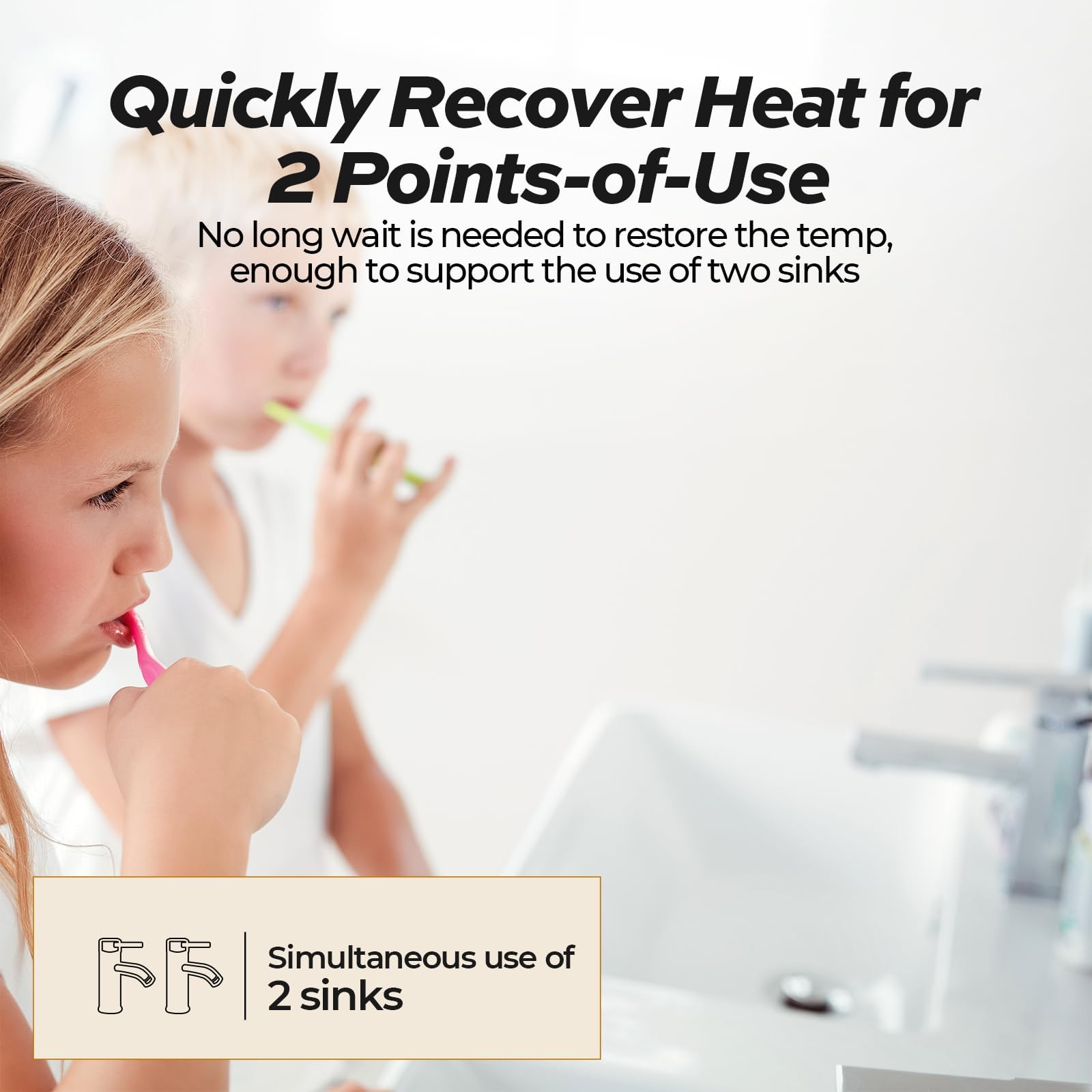 MIZUDO 8.0 Gallon Electric Mini Tank Water Heater - Instant Hot Water for RV, Camper, Kitchen & Food Truck | 120V 1440W Under Sink, Wall or Floor Mounted | Easy Installation for Small Spaces & On-the-Go Use