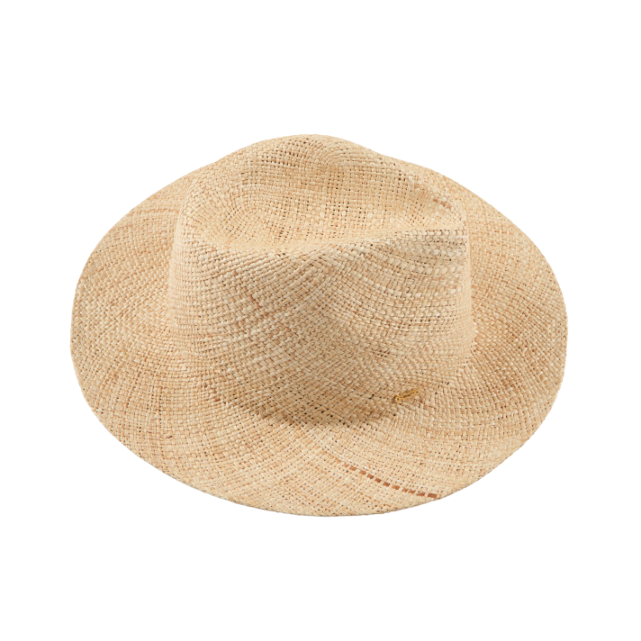 Lillian Natural Bao Fedora Hat for Women - Stylish Wide Brim Sun Hat for Outdoor, Beach, and Summer Fashion