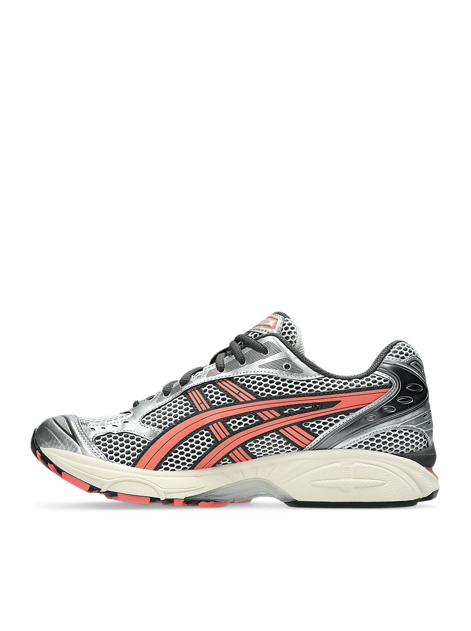 ASICS GEL-Kayano 14 Running Shoes for Men & Women - White/Papaya - Premium Cushioning & Support for Long-Distance Running, Jogging, and Workouts