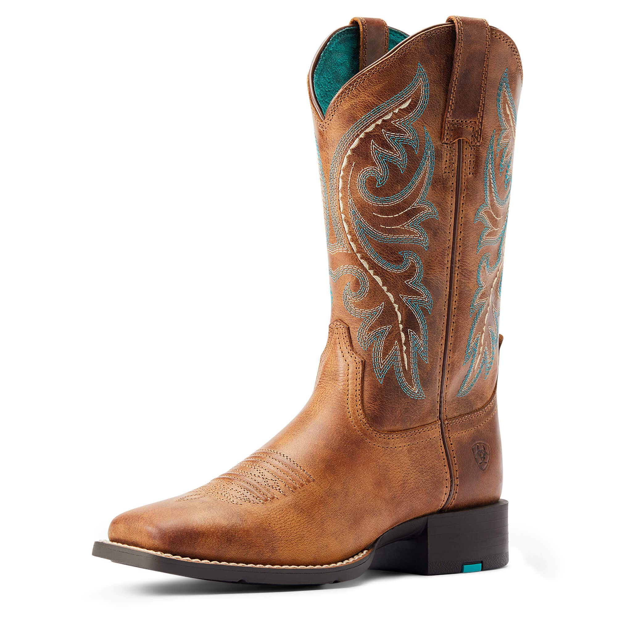 Ariat Women's Round Up Back Zip Western Boot - Comfortable Cowgirl Boots for Riding, Dancing & Country Fashion