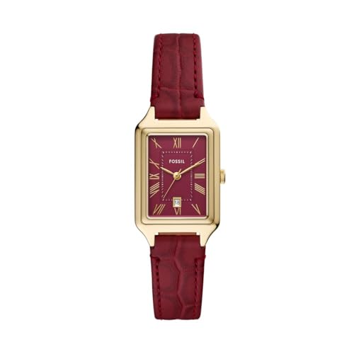 Red Leather/Gold