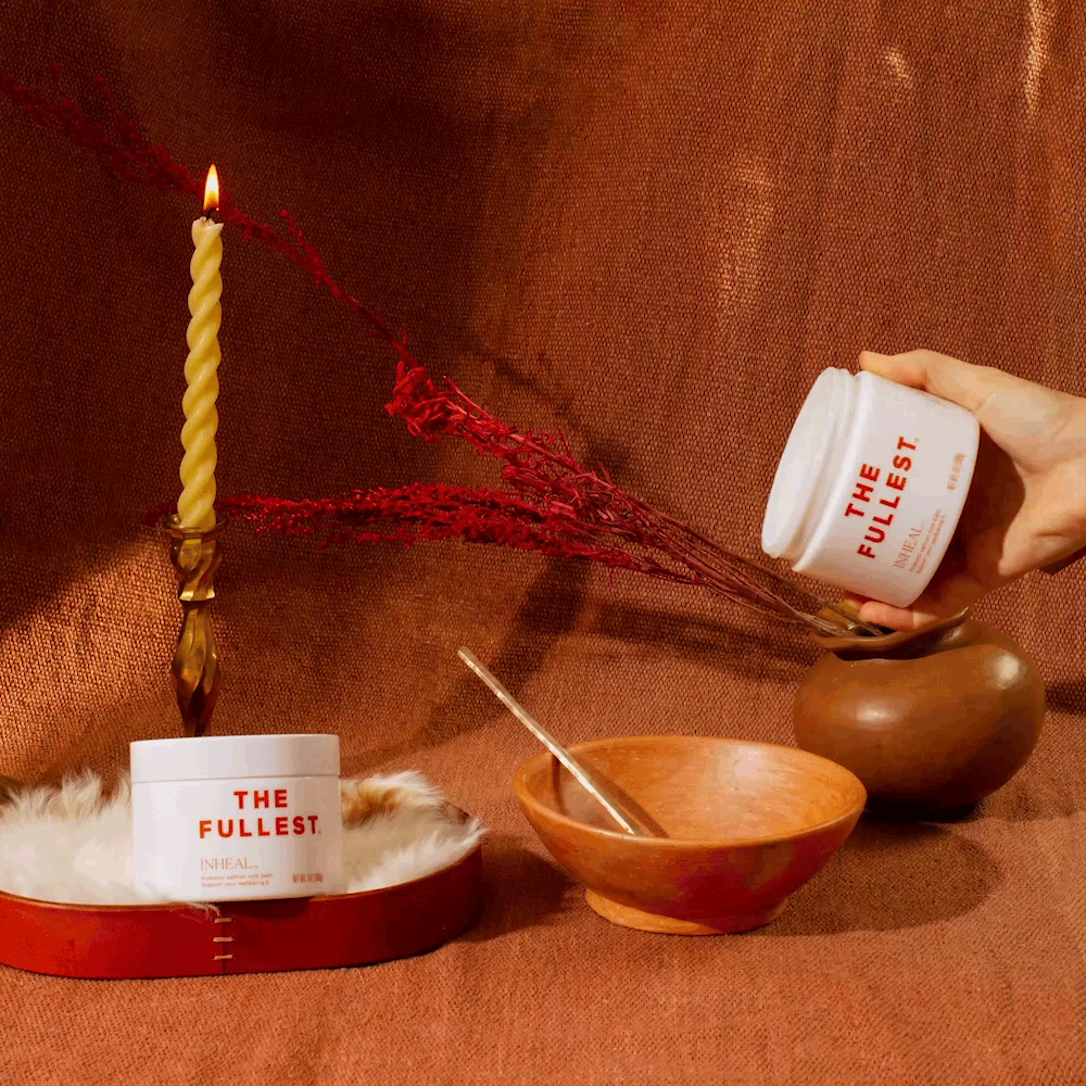 Inheal™ Probiotic Saffron Milk Bath - Luxurious Skin Care & Relaxation for Spa, Self-Care, and Stress Relief