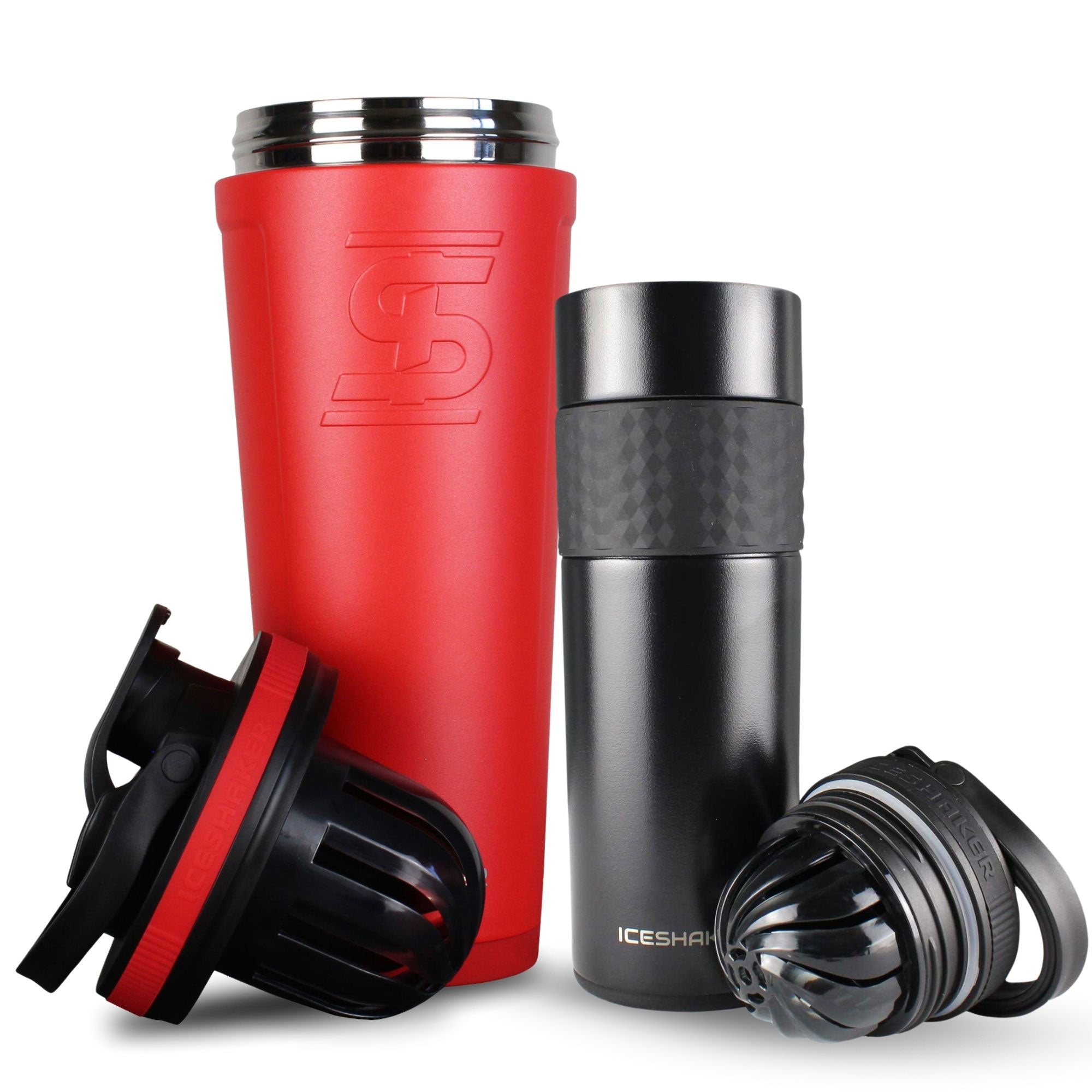 Premium His & Her Protein Shaker Bottle Set - 20oz Leak-Proof Mixing Cups for Gym, Workouts & Post-Training Recovery - BPA-Free Fitness Accessories for Couples