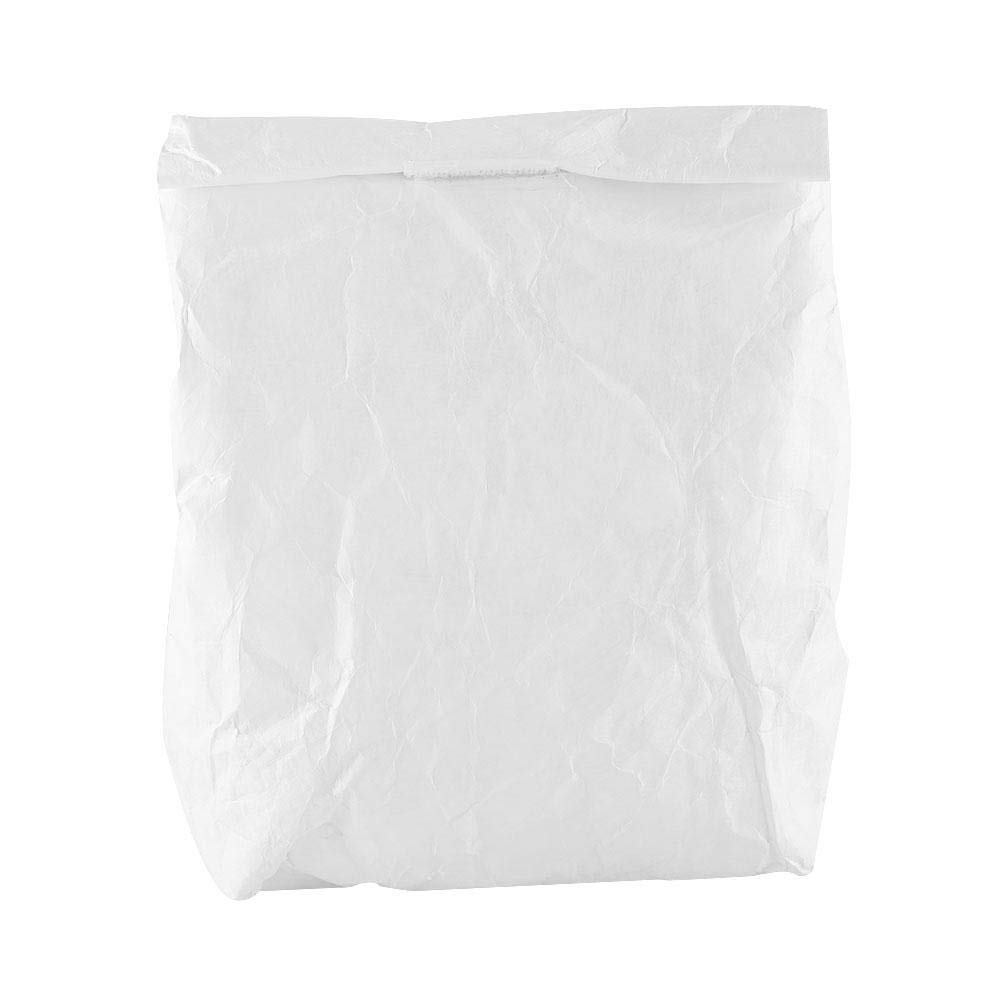 Waterproof Insulated Lunch Box - Eco-Friendly Kraft Paper Lunch Bag for Women & Men - Perfect for Office, School, Outdoor Picnics & Travel (White)
