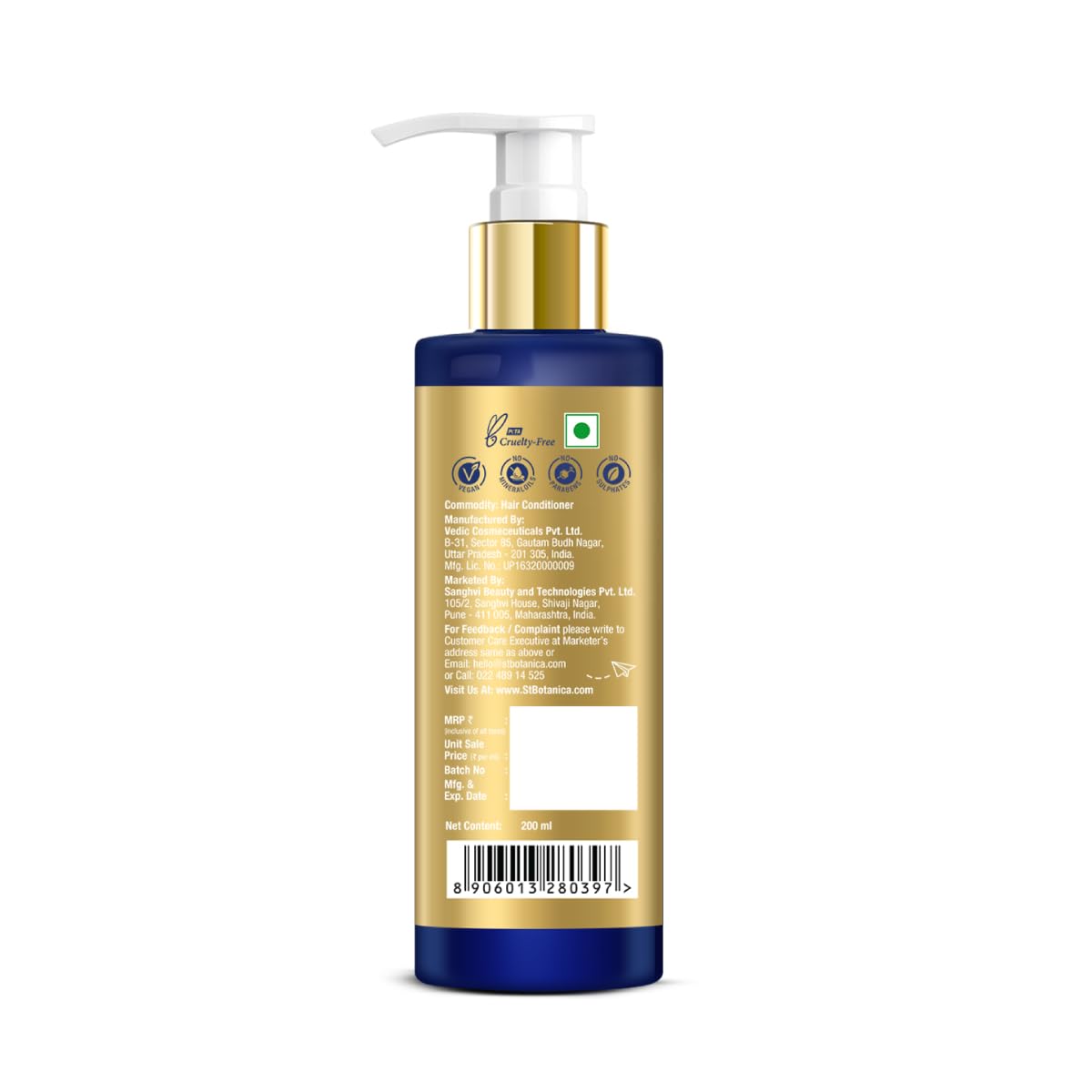 St.Botanica Pro Keratin & Argan Oil Hair Conditioner for Women - Deep Moisturizing Treatment for Dry, Damaged Hair - Adds Shine & Softness - Color Safe - Paraben & Sulfate Free - 200ml - Perfect for Daily Hair Care & Salon-Quality Results at Home