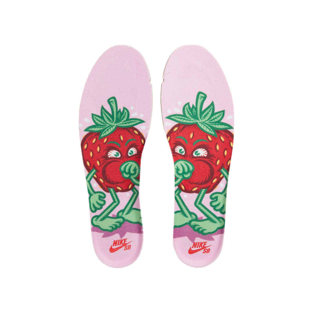 Nike Dunk High Top Sneakers - Strawberry Cough Colorway, University Spanish Green & White - Perfect for Streetwear, Casual Outfits & Sneaker Collectors