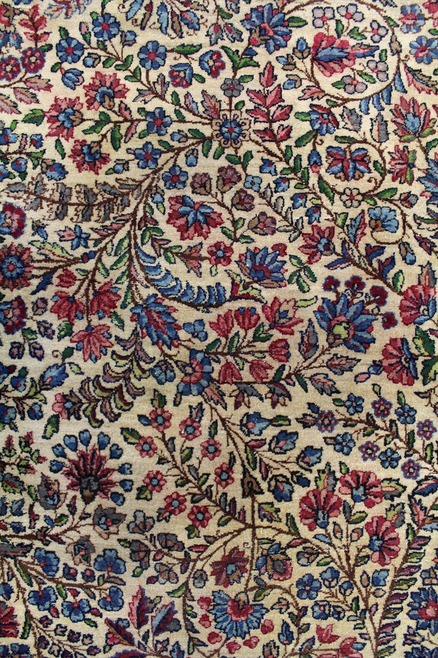 Handwoven Antique Kerman Persian Rug - Traditional Oriental Carpet JF8455 for Living Room, Bedroom & Home Decor