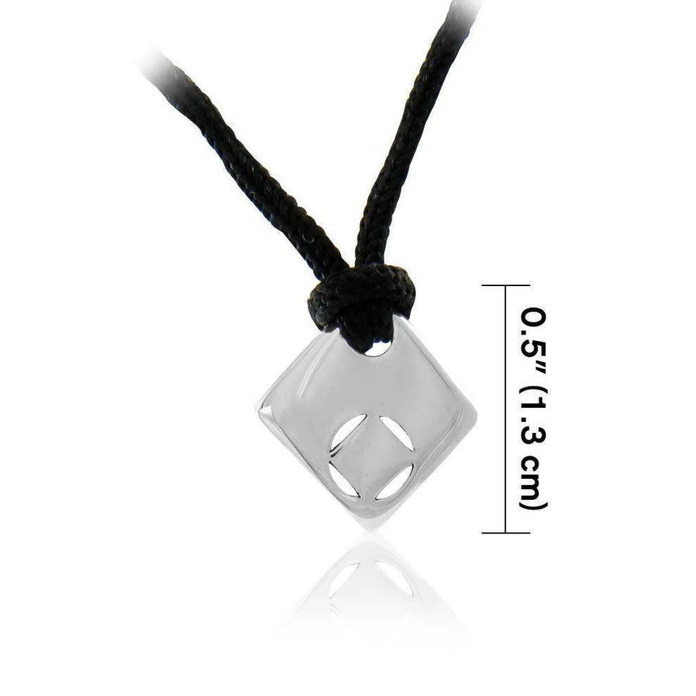 Narcotics Anonymous NA Recovery Symbol Pendant - Sterling Silver Sobriety Jewelry for Addiction Recovery & 12-Step Programs - Perfect for Gifts, Meetings, and Daily Inspiration