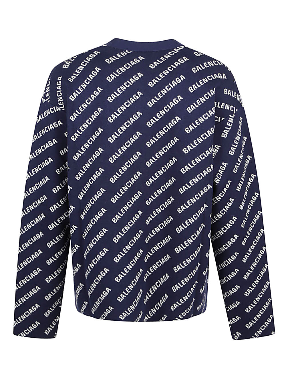 Balenciaga Blue Sweater for Men & Women | Luxury Cashmere Knitwear | Perfect for Winter Fashion & Casual Outfits