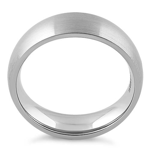 Premium Stainless Steel Satin Finish Wedding Band Ring for Men & Women - Durable, Hypoallergenic Jewelry for Weddings, Anniversaries & Everyday Wear
