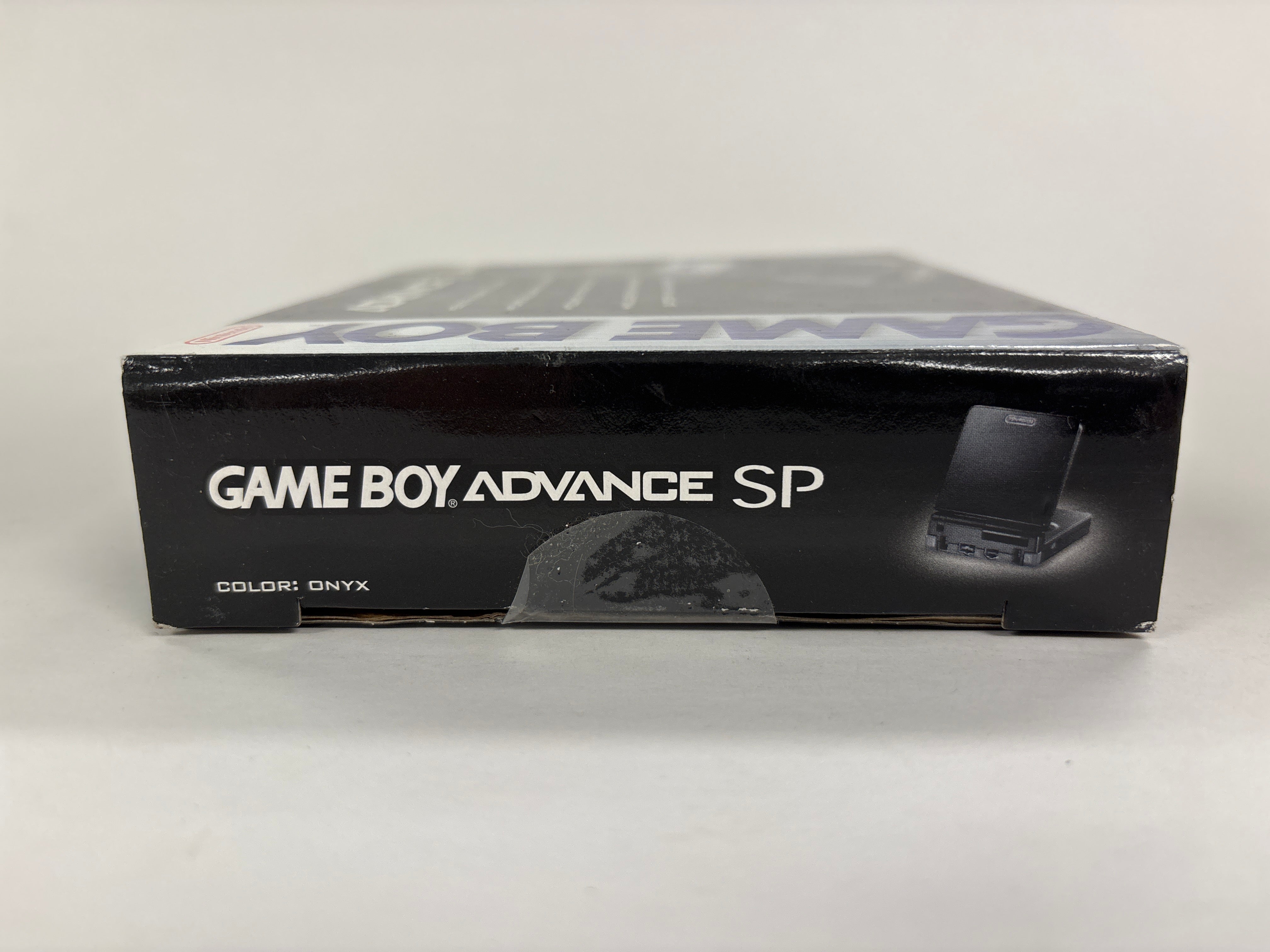 Original Nintendo Game Boy Advance SP Onyx Black - Box Only (No Handheld or Manuals) - Perfect for Collectors & Retro Gaming Display