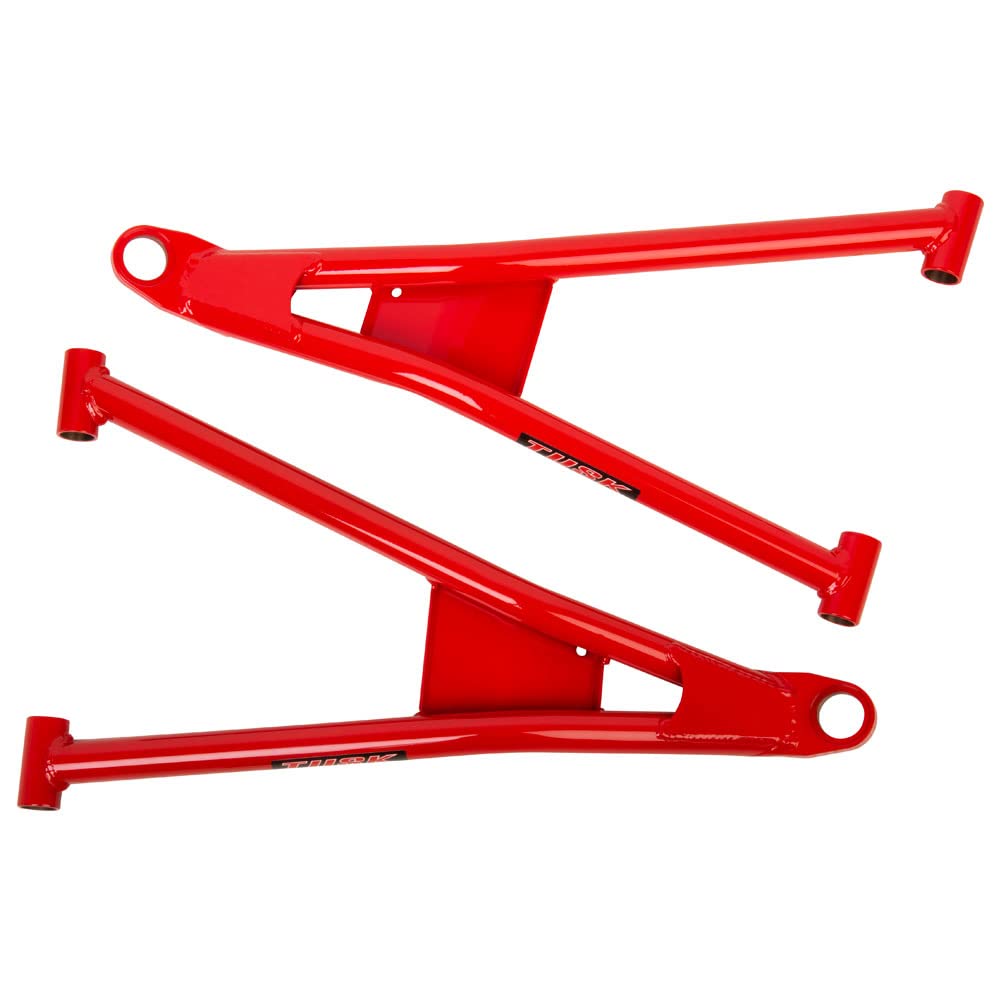 **TUSK Mohawk Extreme Duty High Clearance Lower A-Arms (Red) – No Hardware – Compatible with 2019 Polaris RZR XP 4 Turbo Limited Edition – Off-Road & Trail Riding Upgrade**