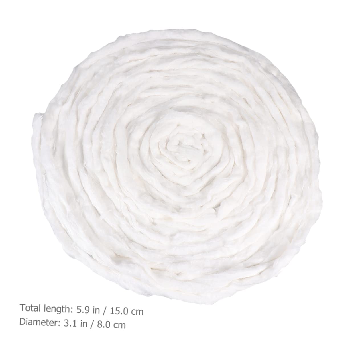 FOMIYES Reusable Cotton Coils for Makeup, Nail Art & Hair Perm - 200g Soft Beauty Rollers (Perfect for Salon, Spa & Home Skin Care)