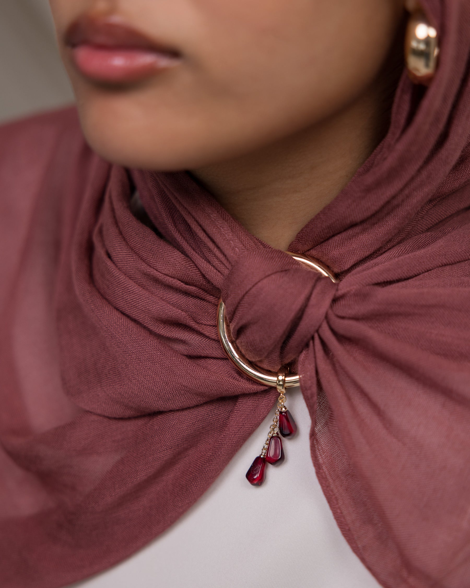 Pomegranate Charm Pendant Necklace - Elegant Jewelry Gift for Women - Perfect for Parties, Weddings & Everyday Wear