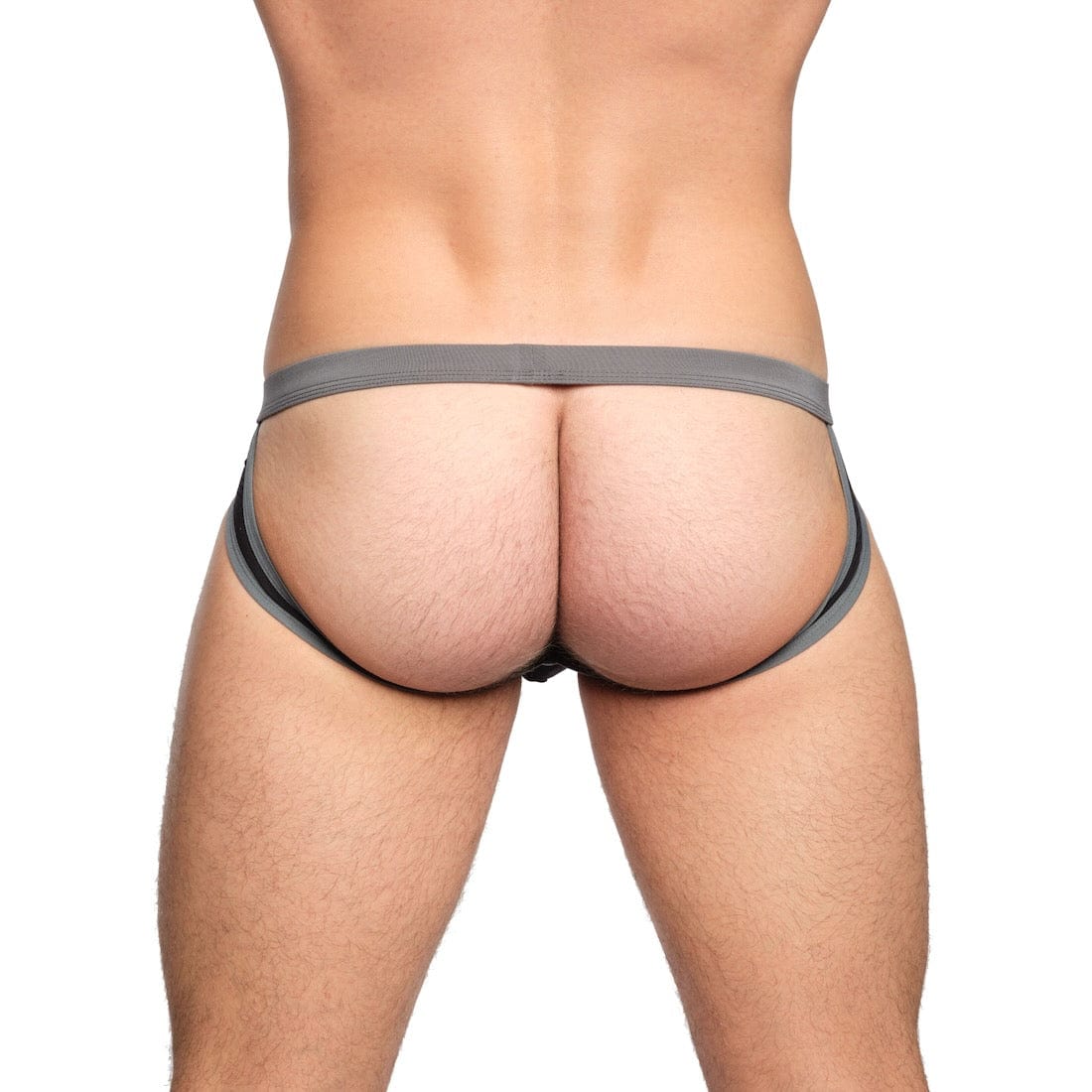 Just The Bones Cloud Y Jock Black - Comfortable Men's Athletic Underwear for Running, Gym & Workout | Breathable & Supportive Design