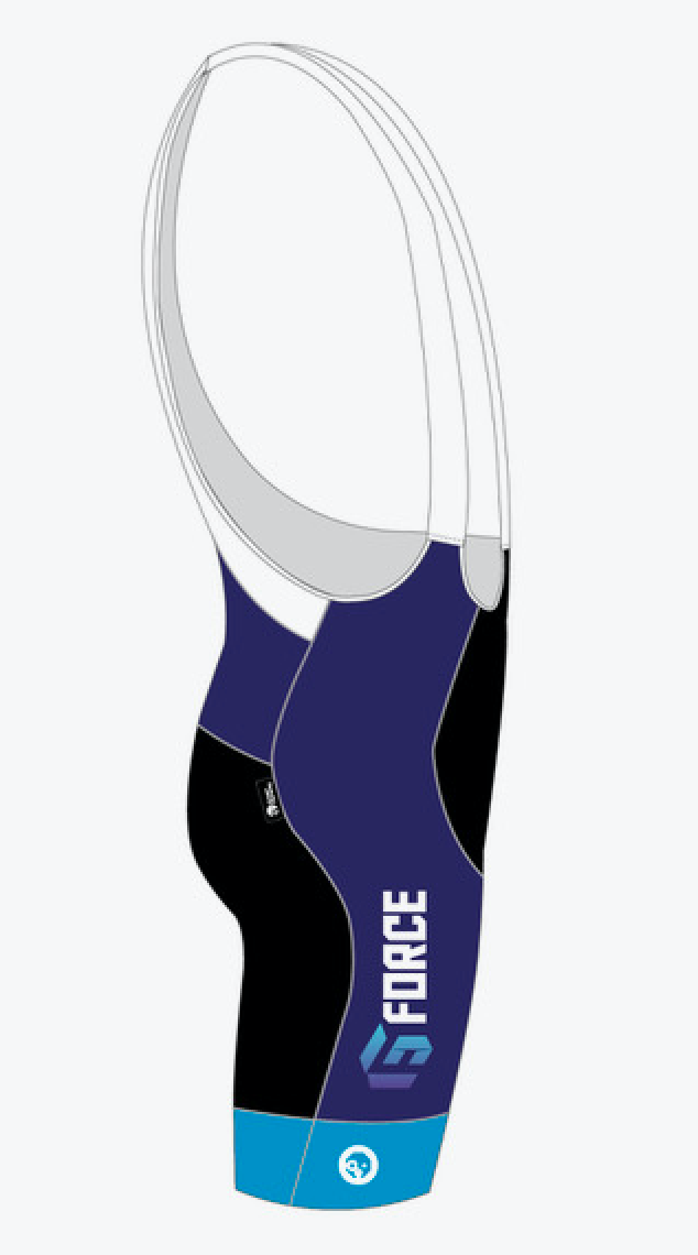 G Force Club PRO AERO Bib Shorts (B04) - High Performance Cycling Shorts for Men & Women - Perfect for Road Biking, Triathlon & Endurance Training