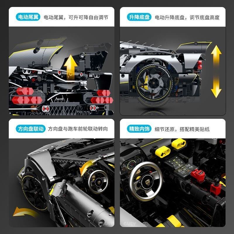 GULY 10638 Lamborghini One-Off Diecast Model Car - Collectible 1:24 Scale Replica for Display, Gift & Car Enthusiasts