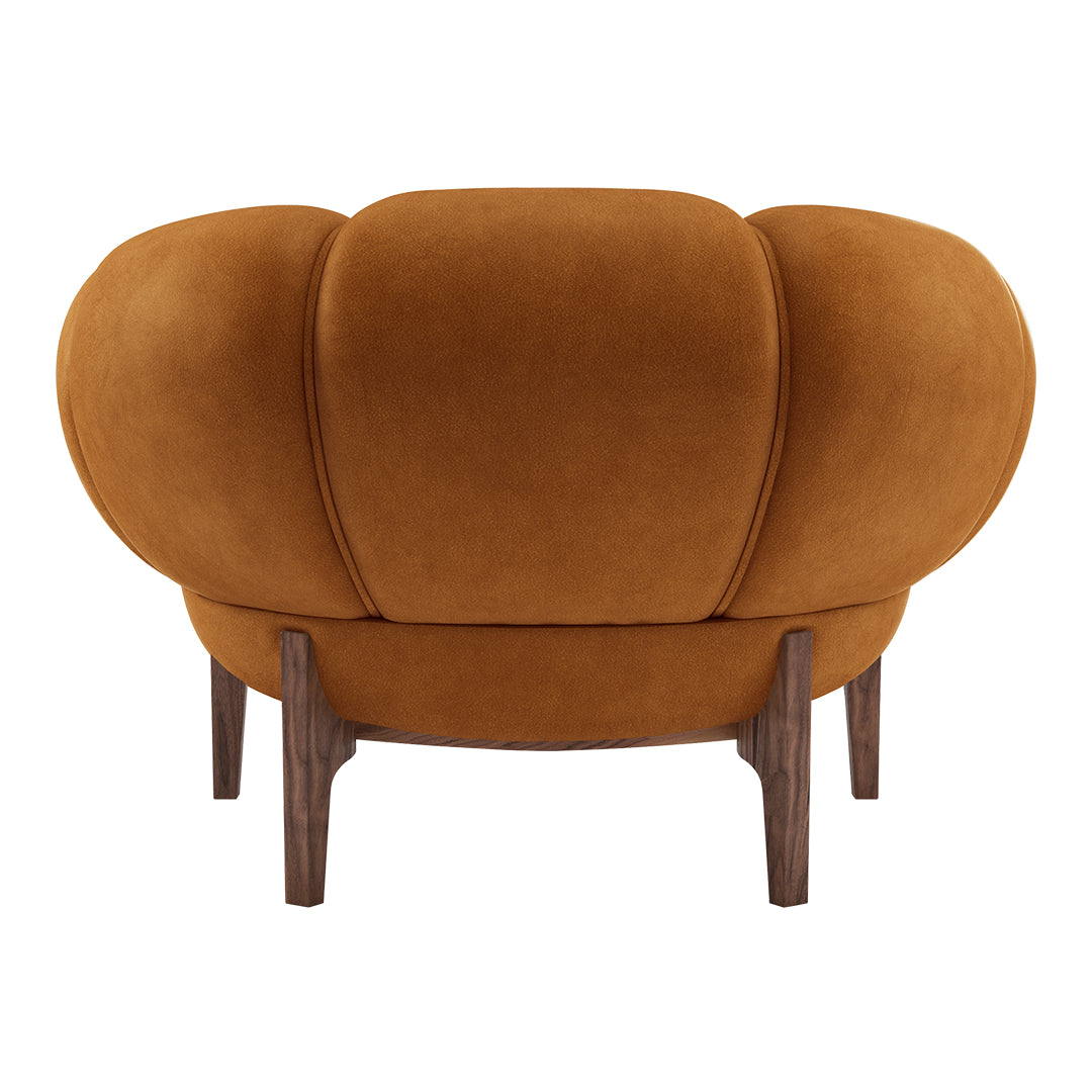 Comfortable Croissant Lounge Chair for Living Room - Modern Accent Chair with Soft Cushion for Relaxing, Reading & Napping