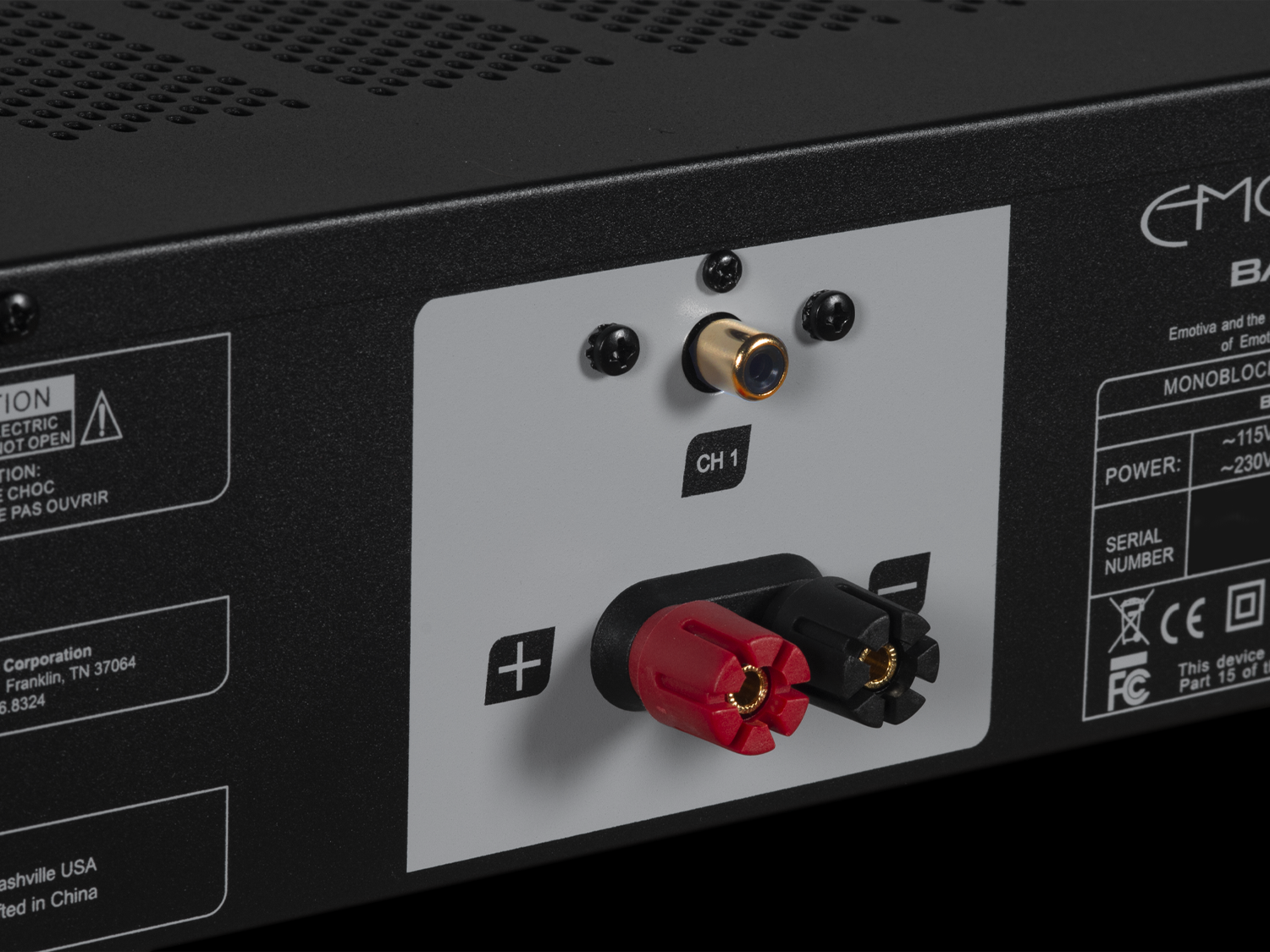 BasX A1 Monoblock Power Amplifier - High-Performance Home Audio Stereo Amp for Speakers & Subwoofers | Perfect for Home Theater & Music Listening