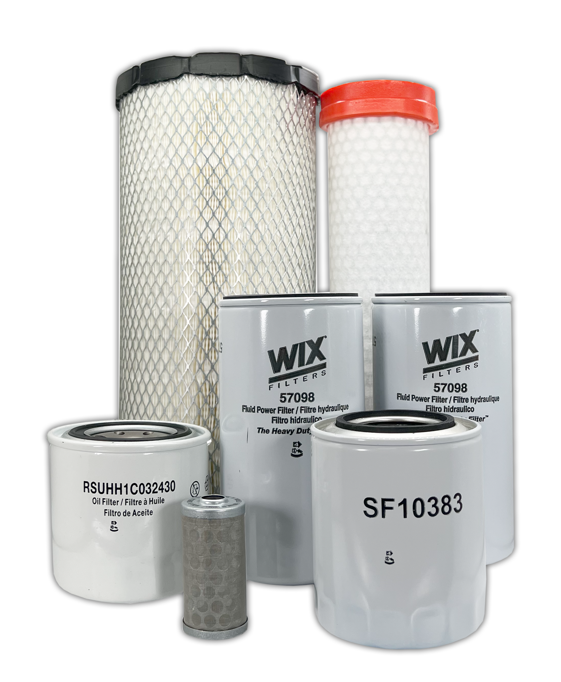 HERO® Maintenance Filter Kit for Kubota M8540 Tractor - Air, Oil & Fuel Filters Replacement Set | Perfect for Farm Equipment Maintenance & Tractor Service