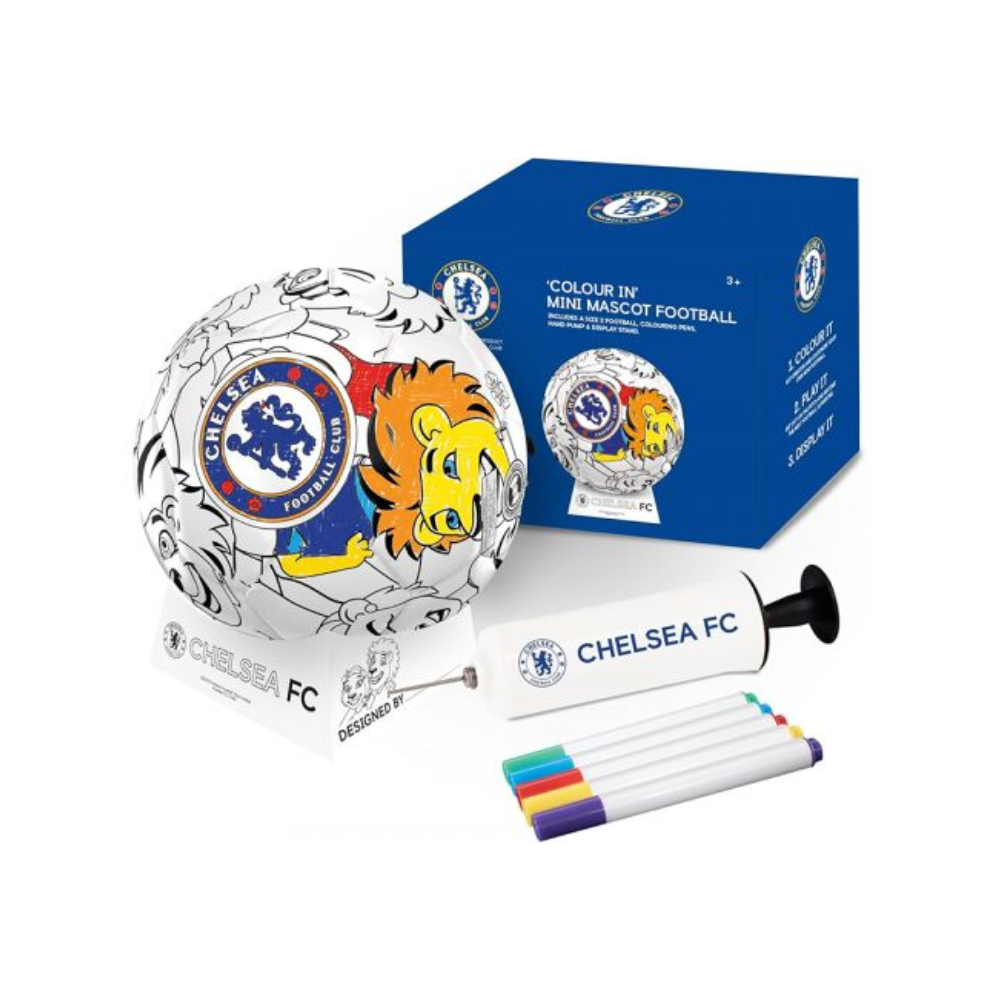Chelsea FC Official Mini Football Set - Team Colors, Perfect for Kids' Playtime & Soccer Gifts