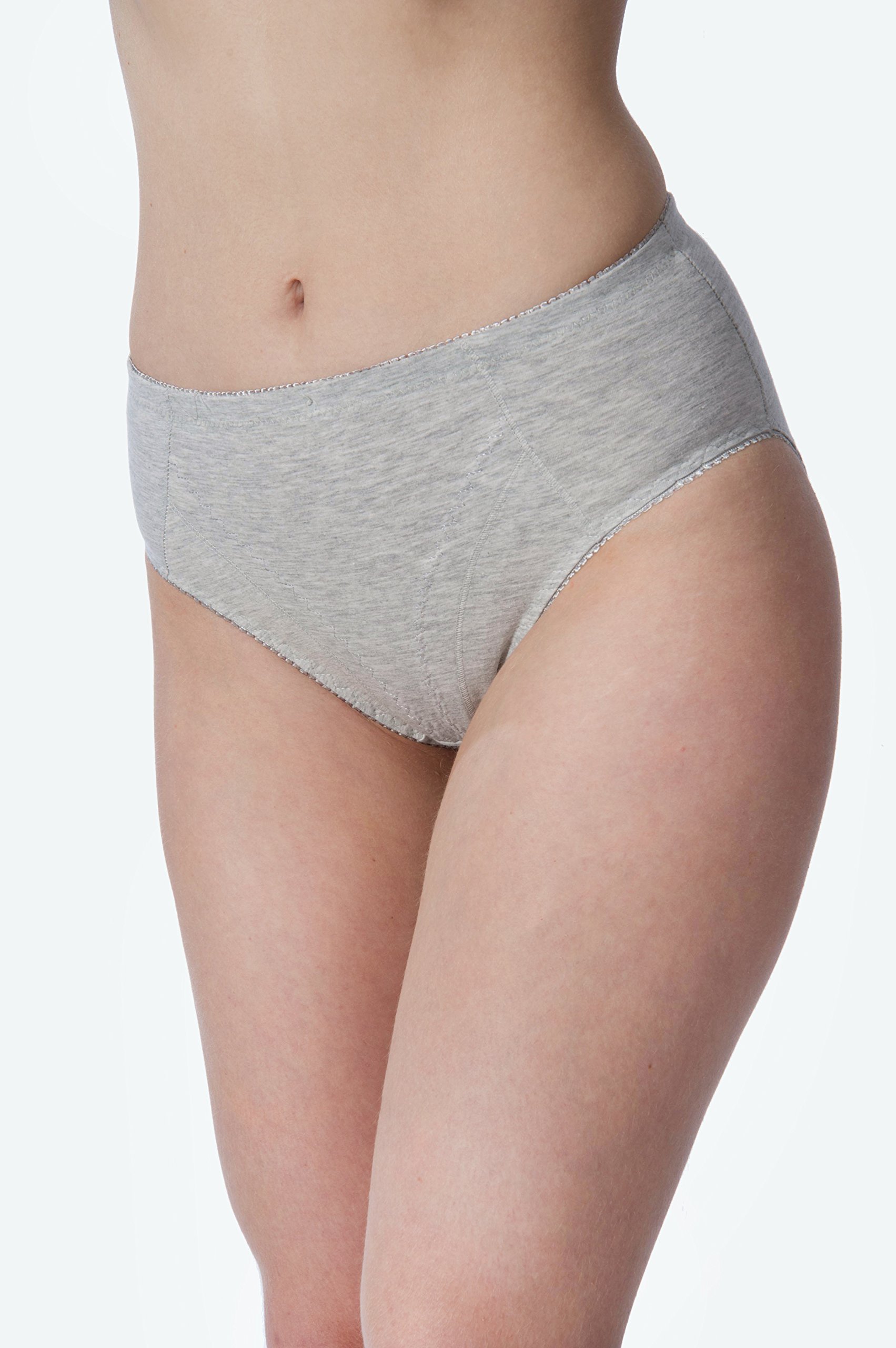 4-Pack Women's Cotton Spandex High Cut Bikini Underwear - Breathable, Stretchy & Silky Soft Comfort - Perfect for Yoga, Beach & Everyday Wear