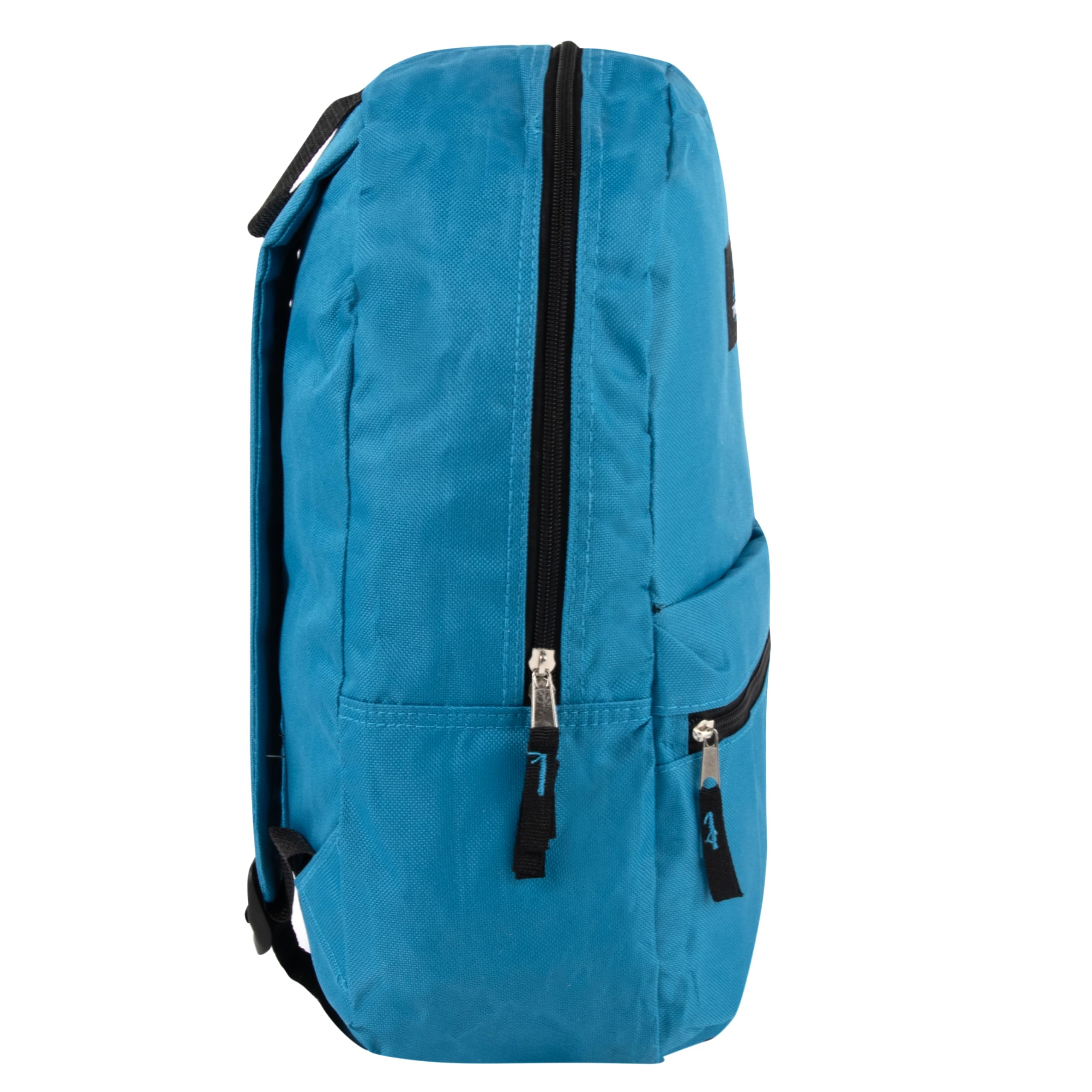 **Trail Maker Classic 17 Inch Light Blue Hiking Backpack with Adjustable Padded Shoulder Straps - Perfect for School, Travel & Outdoor Adventures**