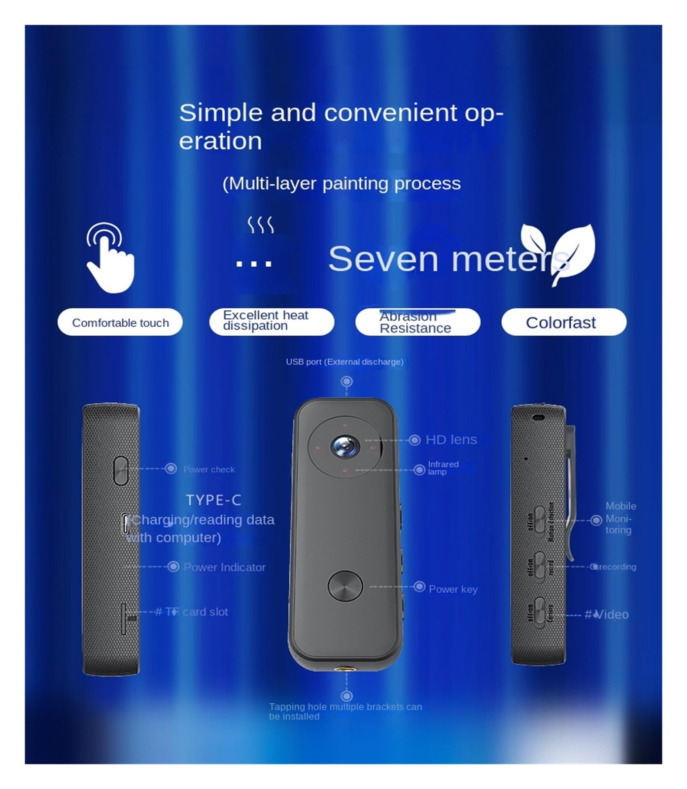 MZZYG 4K Action Camera with 512GB & 64GB Card, 2000mAh Battery, HD 1080P 360° Panoramic Helmet Cam for Sports, Biking, Motorcycle Riding & Law Enforcement - Waterproof Adventure Camera for Outdoor Activities