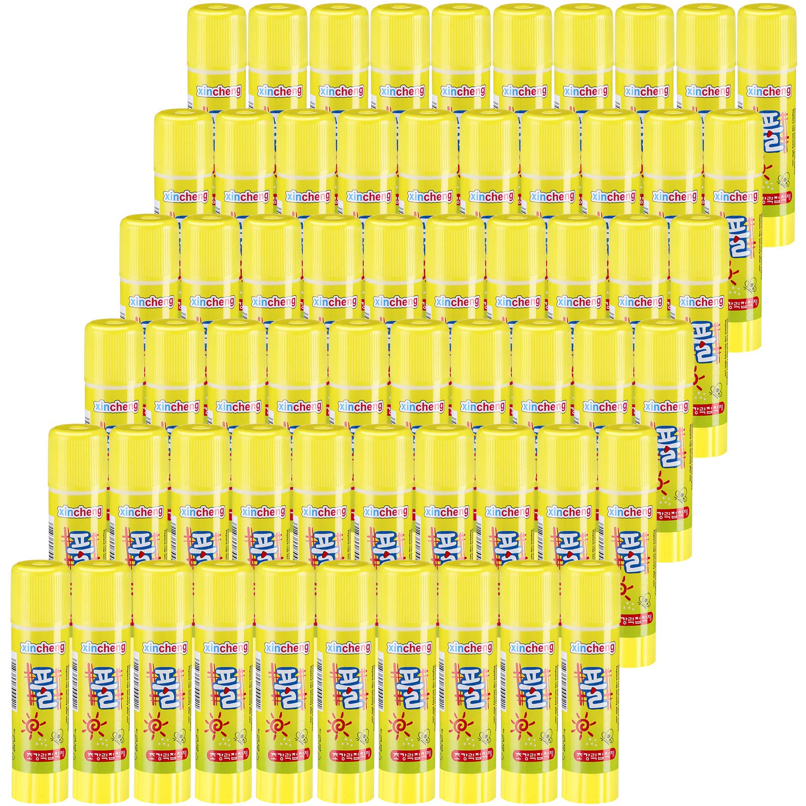 Zubebe Washable White Glue Sticks - 100 Pack for Crafts, Scrapbooking, School & Office | Non-Toxic Adhesive for Kids, Students, Teachers & DIY Projects | Perfect for Classroom, Home & Art Supplies