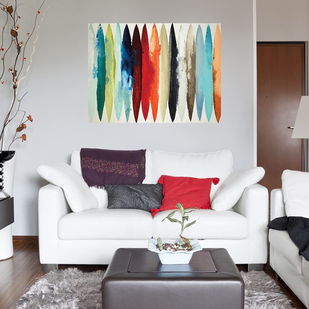 Premium Fine Art Canvas Wall Decor - Even Flow Painting by Artist Randy Hibberd - 32x24 Inch Ready-to-Hang Abstract Artwork for Living Room, Bedroom, Office & More - Perfect for Modern Home Decor & Gift Giving