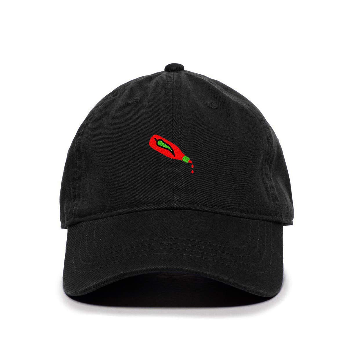 Hot Sauce Bottle Baseball Cap - Embroidered Cotton Adjustable Dad Hat for Men & Women - Perfect for BBQ, Sports, and Casual Outings