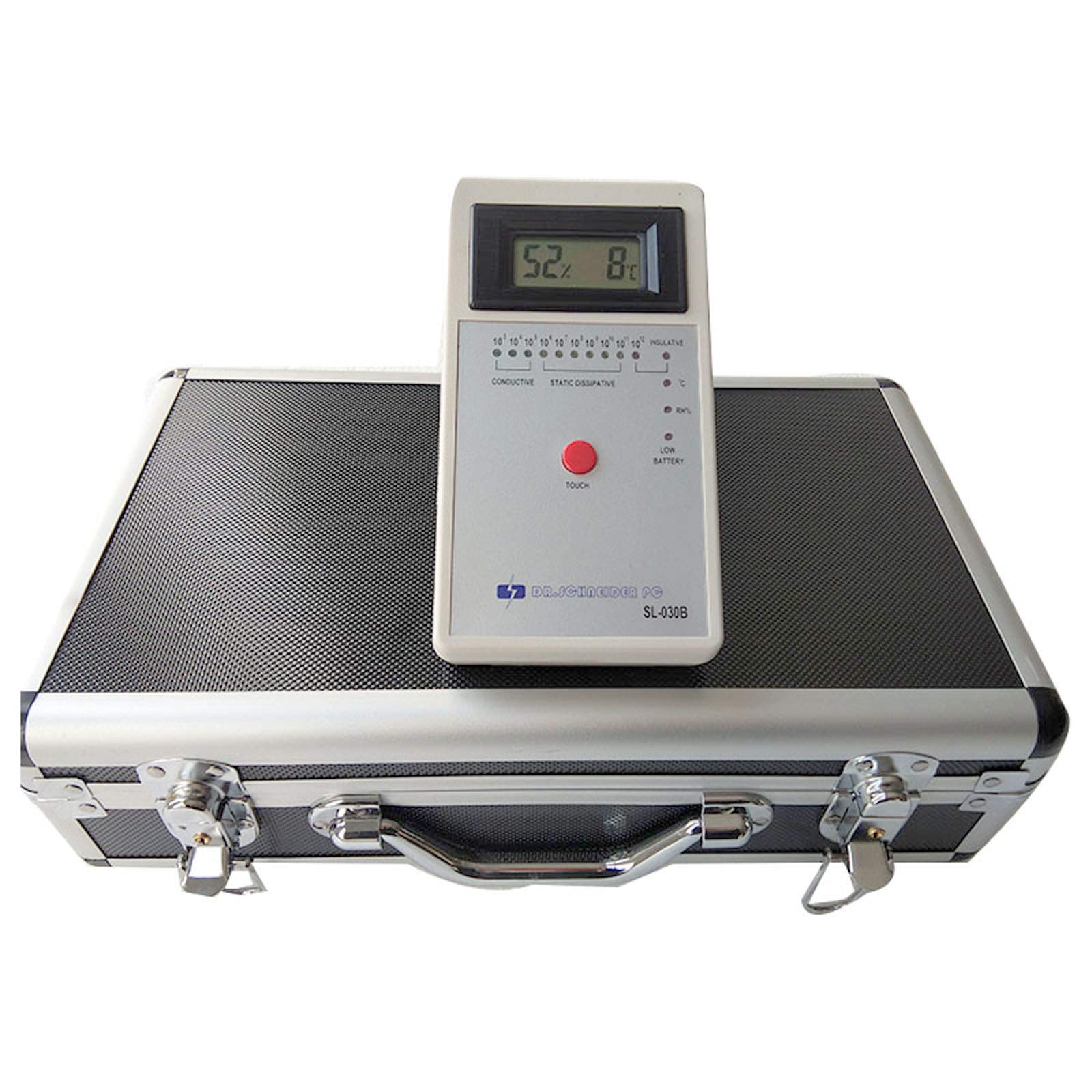TECHTONGDA Digital Heavy Hammer Surface Resistance Tester - Precision Capacitance Meter & Resistor Analyzer | Ideal for Industrial Electrical Testing & Material Quality Control
