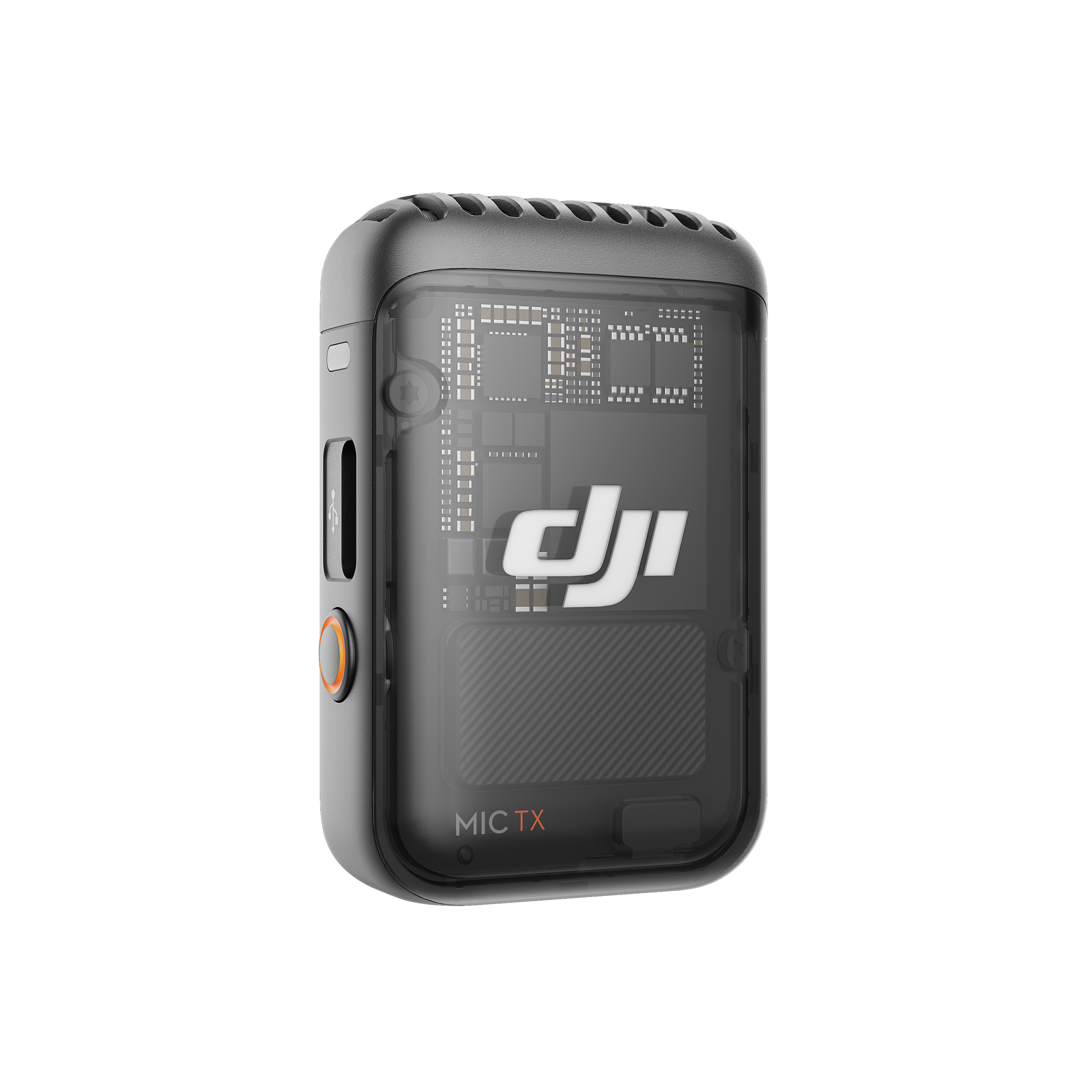 DJI Mic 2 Wireless Lavalier Microphone Transmitter - Shadow Black for Vlogging, Interviews & Content Creation