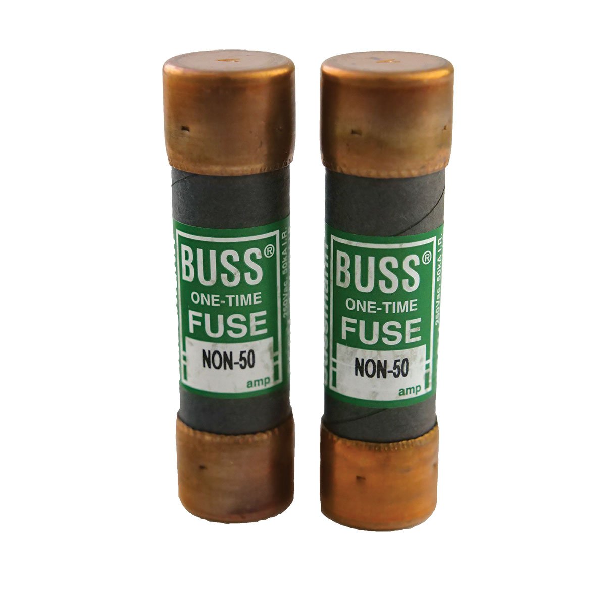 Eaton Bussmann NON-50 Amp Fuse - 50A Fast-Acting Blade Fuse for Automotive, Marine & RV Electrical Systems - Perfect for Circuit Protection in Cars, Boats and Campers