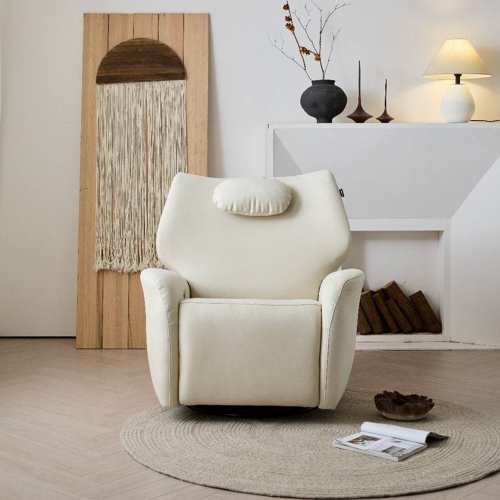 Premium Kerry Fabric Recliner Armchair - Comfortable Lounge Chair with Adjustable Backrest & Footrest - Perfect for Living Room, Home Theater & Office Relaxation