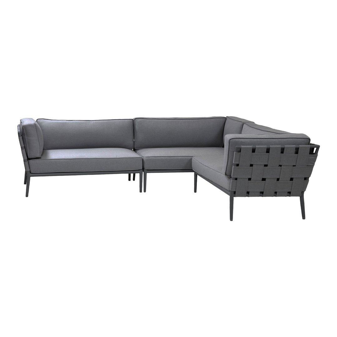 Premium Conic Outdoor Modular Sofa Set - Waterproof & UV Resistant Patio Furniture for Backyard, Garden, Poolside - Comfortable Sectional Couch with Adjustable Configurations