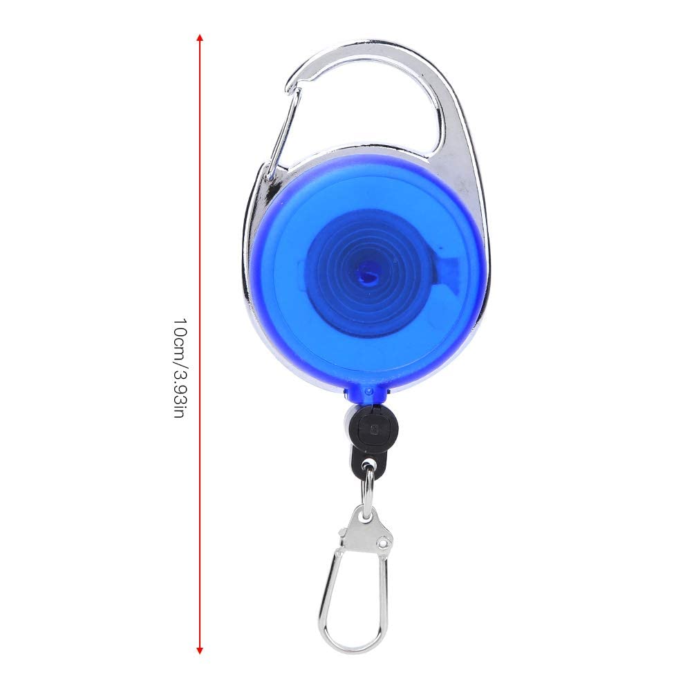 2 Pack Flexible Hanging Telescopic Buckle Fish Tape Measure - Retractable Fishing Ruler for Saltwater & Freshwater Anglers - Perfect for Measuring Catch Size on Boats, Docks & Shorelines