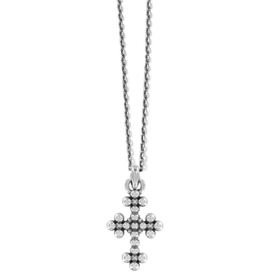 Elegant Abbey Cross Necklace for Women - Sterling Silver Religious Pendant - Perfect for Church, Weddings & Everyday Faith Jewelry