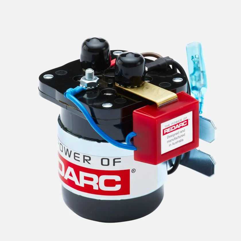 REDARC Dual Sensing Smart Start Battery Isolator 12V 200A - Heavy Duty Battery Management for RVs, Boats & Off-Grid Power Systems