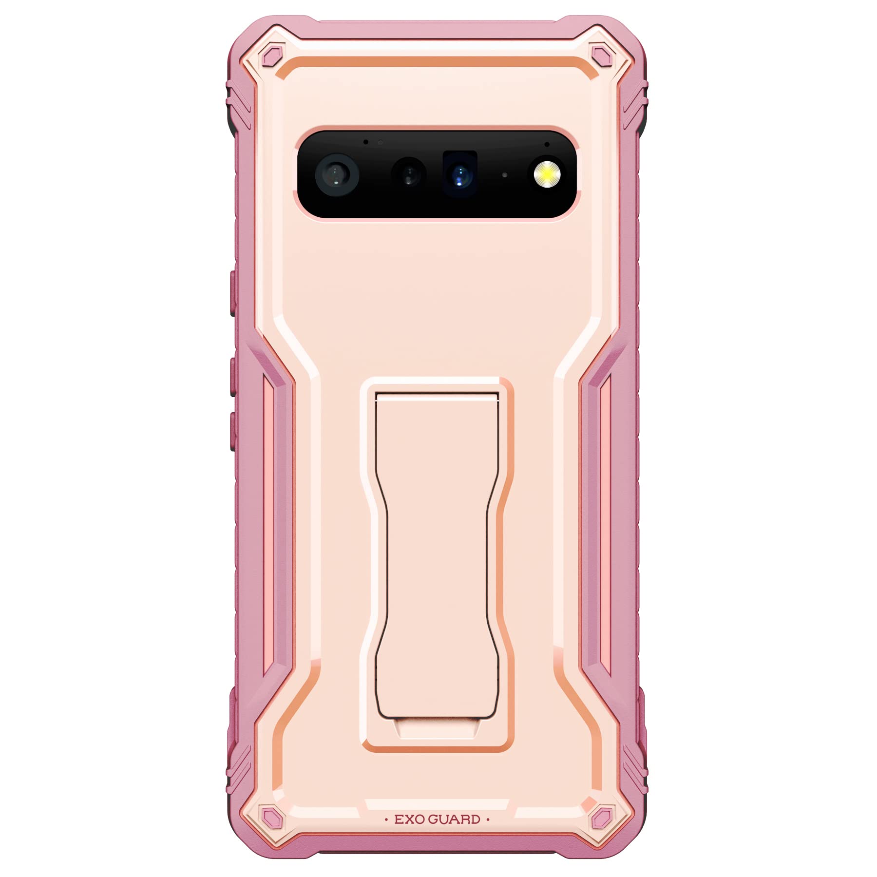 Shockproof Google Pixel 6 Pro Case with Kickstand - Heavy Duty Protection for Work & Travel