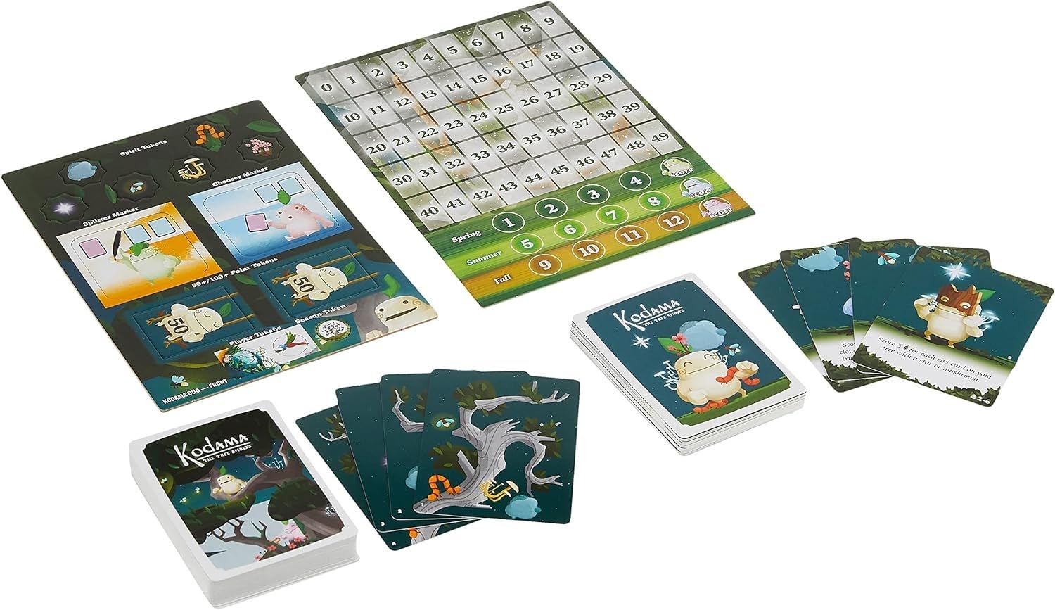 Kodama Duo Card Game by Indie Boards & Cards - Fun Strategy Game for Couples & Friends - Perfect for Date Nights & Game Nights