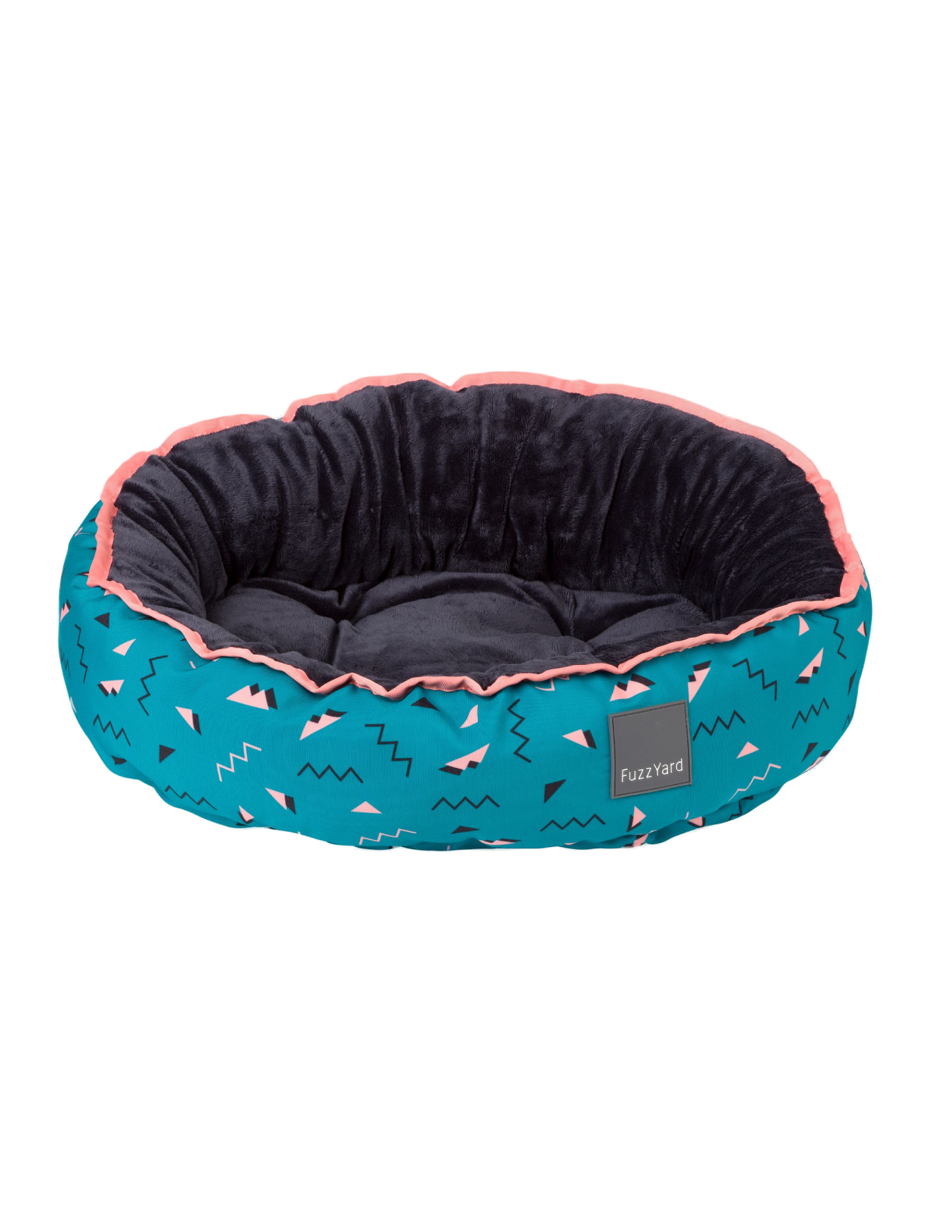 Fuzzyard Reversible Dog & Cat Bed - Sorrento Pattern, Soft & Cozy Pet Bed for Small Medium Large Dogs & Cats, Perfect for Living Room, Bedroom, or Crate